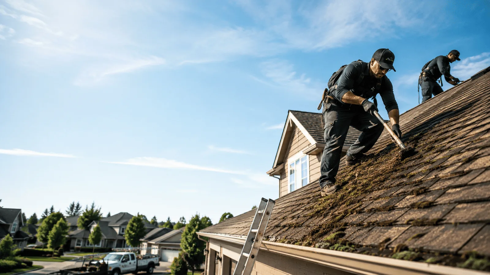 Roof Moss Removal in Sanford, MI near me